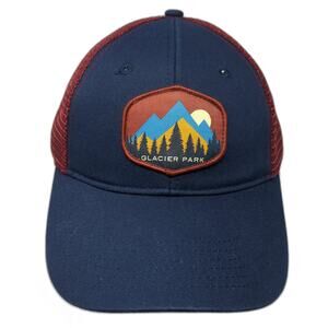 Glacier Park Snapback Trucker Hat Multi One Size Adjustable Mesh Back Cirque
